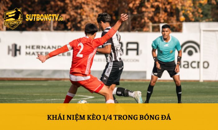 Kèo 1/4 là gì? Giải thích kèo chấp 0.25 từ A-Z 2 Khái niệm kèo 1/4 trong bóng đá