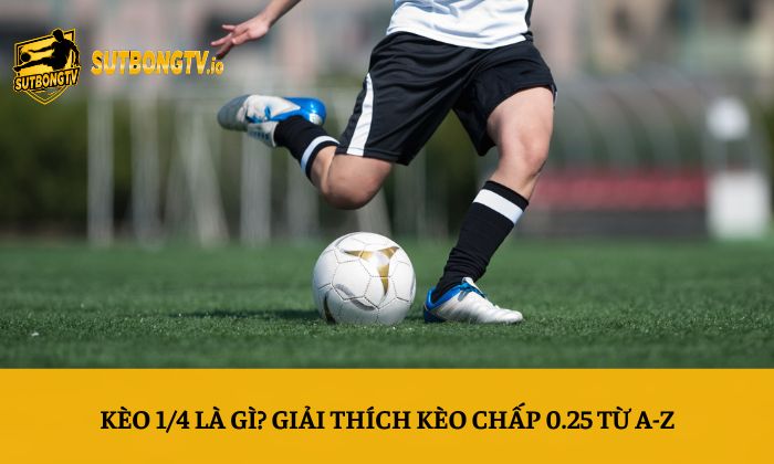 Kèo 1/4 là gì? Giải thích kèo chấp 0.25 từ A-Z 6 Kèo 1/4 là gì