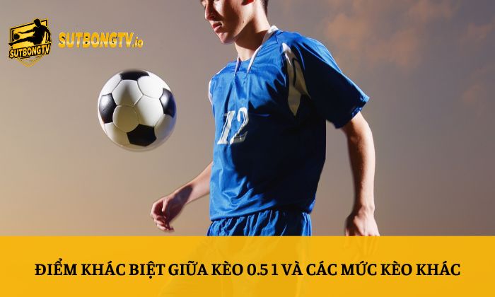 Kèo chấp 0.5 1 là gì? Kinh nghiệm soi kèo hiệu quả tại Sutbong 3 Điểm khác biệt giữa kèo 0.5 1 và các mức kèo khác